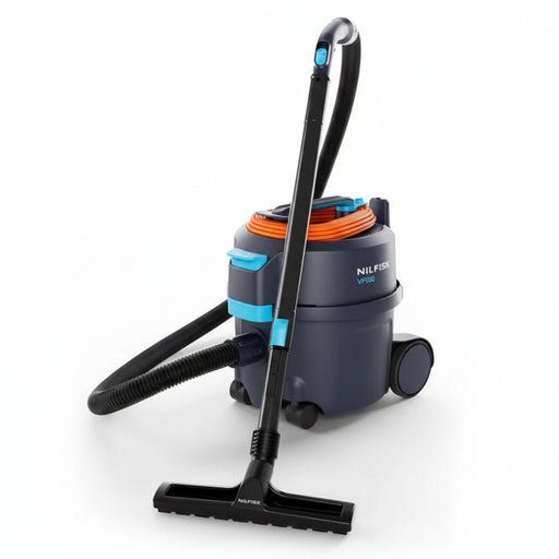Nilfisk VP300C 10L dry vacuum cleaner with standard filter designed for reliable commercial and office cleaning