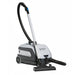 Nilfisk VP600 battery powered canister vacuum cleaner supplied with battery and charger for efficient cordless commercial cleaning