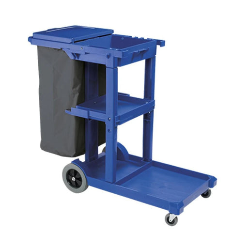 Oates Janitor Trolley with Lid JC-175BL