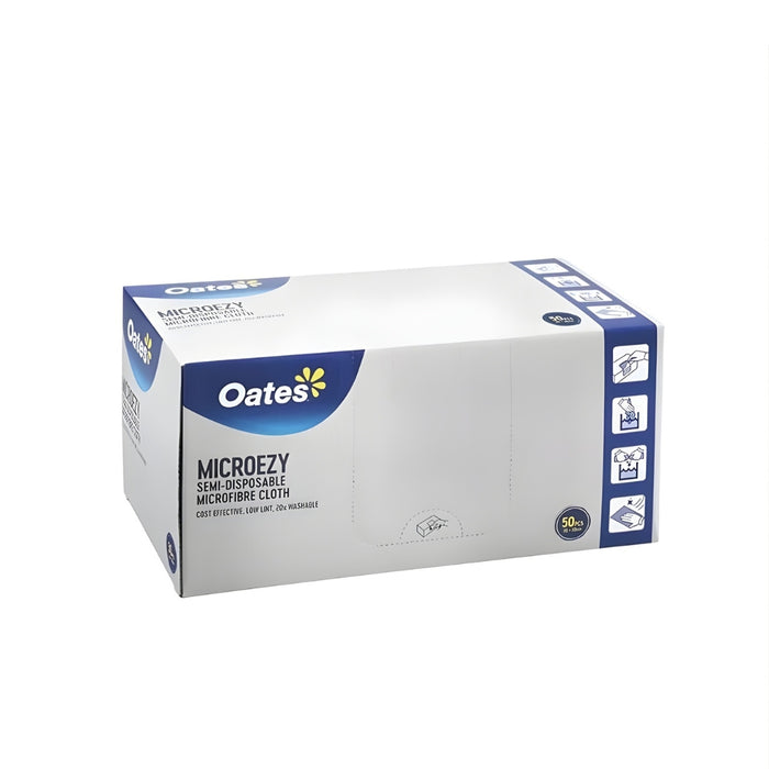 Oates Microezy Microfibre Cloth 50-Pack Blue