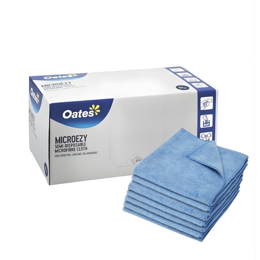 Oates Microezy Microfibre Cloth 50-Pack Blue
