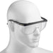 Lightweight protective eyewear with slim frame