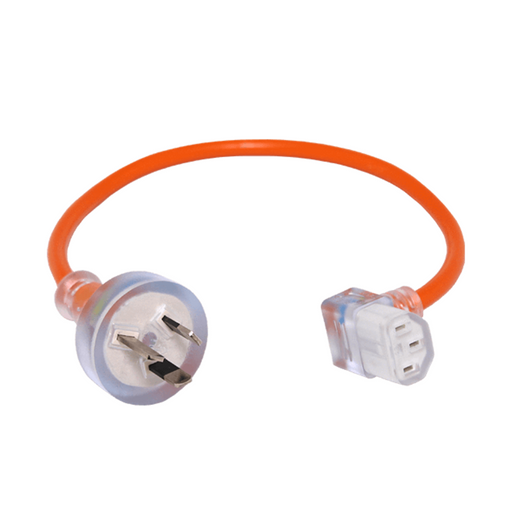 Pacvac C13 Short lead - Individual / Orange - Extension Leads