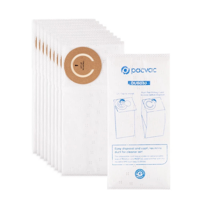 Pacvac Disposable SMS sealed dust bag 5L 10pk