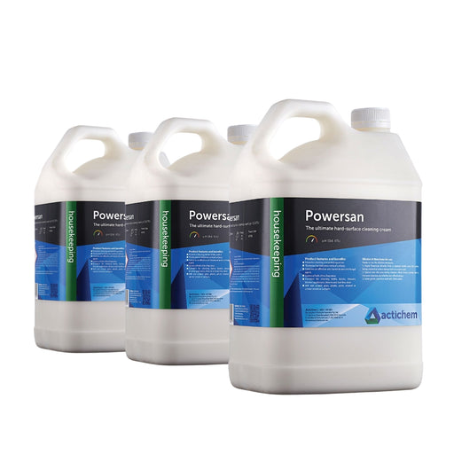 Actichem Powersan - The Ultimate Hard-surface Cleaning Cream 3 x 5L