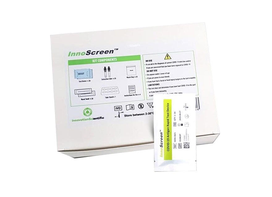 COVID-19 Rapid Antigen Self / Home Use Tests - IN STOCK - Innoscreen Box of 20