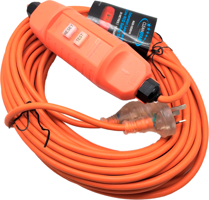 Ext Cable 20m 10amp with RCD - 4A