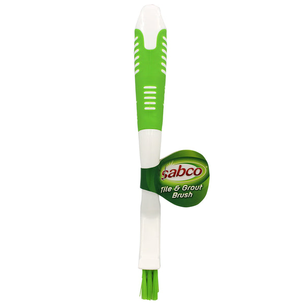 Sabco SAB28086 Tile & Grout Brush Green - Brushware Trolleys Buckets and Mops