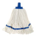 Sabco 350g UltraClean Microfibre Round Mop – professional-grade round mop head with looped ends and blue band, ideal for commercial and industrial cleaning