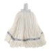 Sabco 350g UltraClean Microfibre Round Mop – professional-grade round mop head with looped ends and white band, ideal for commercial and industrial cleaning