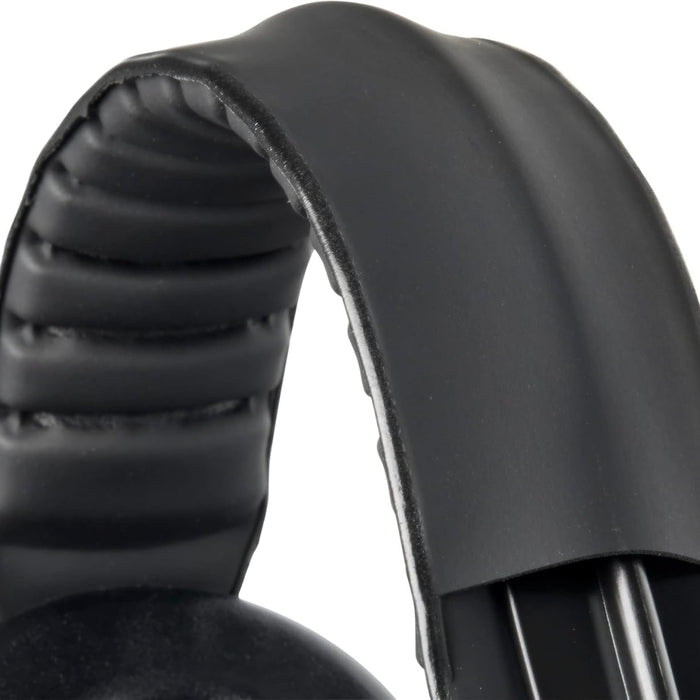 Adjustable Stanley hearing protection earmuffs side view