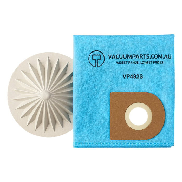 Synthetic Vacuum Bags for Vax, Kerrick, Piranha VP482S 5 Pack