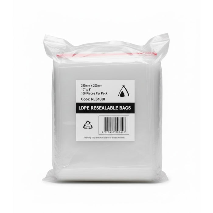 Tailored Clear 22.5 x 20.5mm LDPE Resealable bags 1000PK