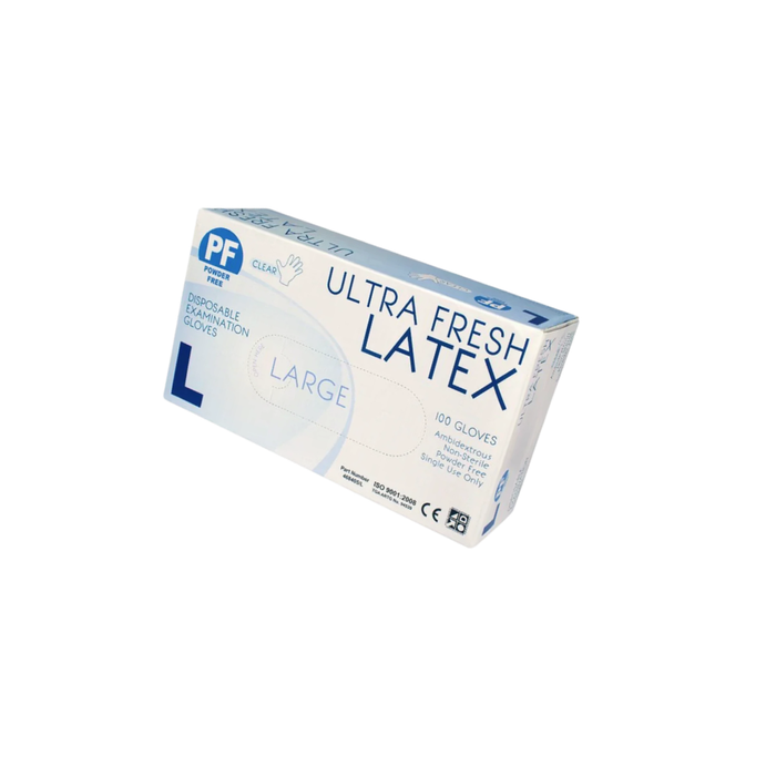 Tailored Packaging Latex Gloves Powder Free 100pcs