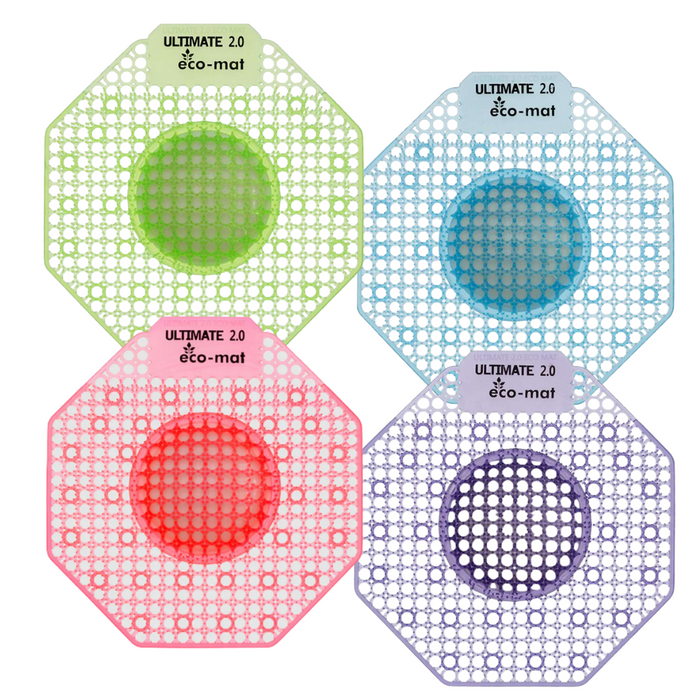 Ultimate 2.0 Eco-Mat Urinal Deodoriser Bio-Enzymatic Urinal Screen