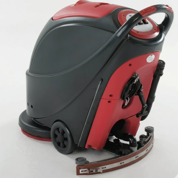 Viper AS4325B professional battery powered mid-sized scrubber dryer built for maneuverability and powerful cleaning in tight spaces