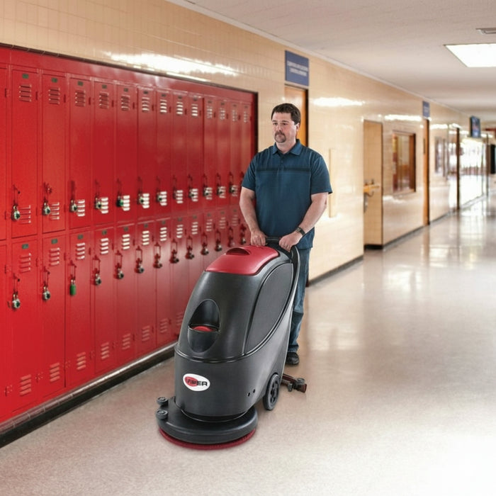 Viper AS510B 40L battery floor scrubber dryer engineered for superior cleaning efficiency and easy operation in commercial and industrial settings