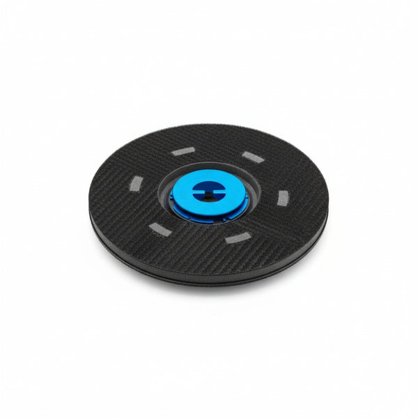 Viper 381 mm pad holder designed for secure pad attachment and efficient cleaning performance with compact scrubber-dryer machines