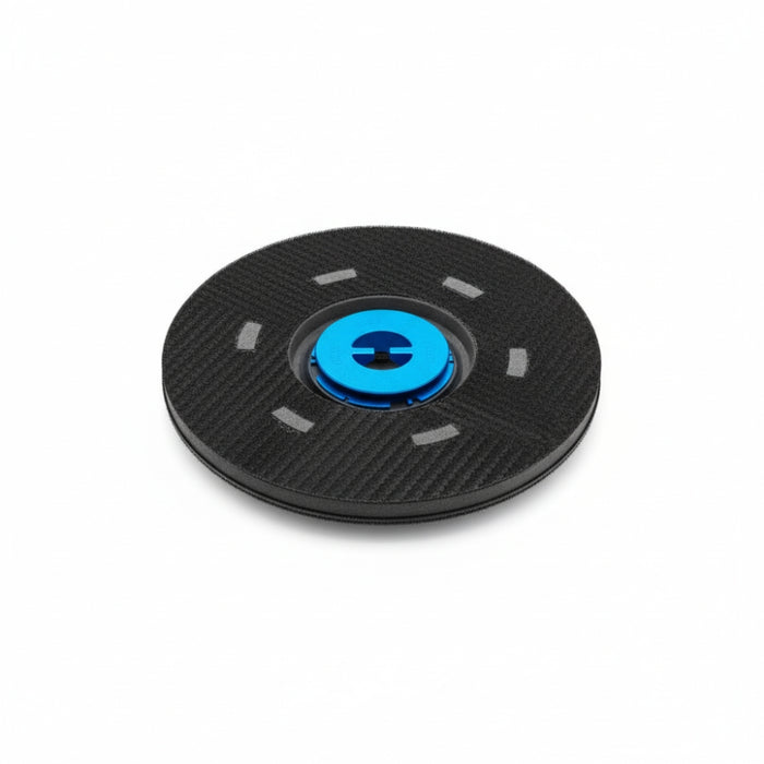 Viper 381 mm pad holder designed for secure pad attachment and efficient cleaning performance with compact scrubber-dryer machines