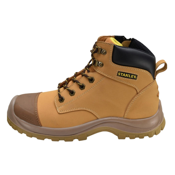Stanley wheat boots with heat-resistant outsole and PU insole