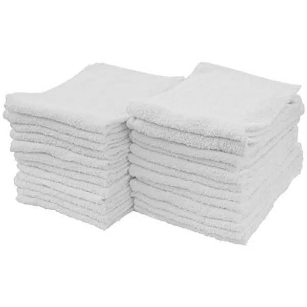 Gabba Premium White Terry Towel Rags 10Kg (New) - 10kg / Janitorial and General Cleaning - Clothes wipes..