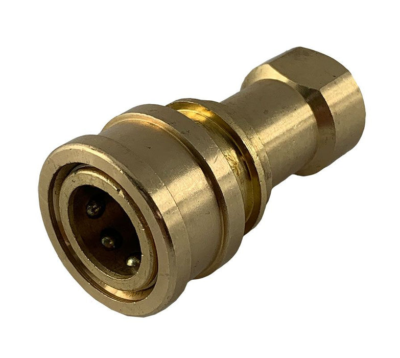 Solution Hose Brass Connector 1/4-inch Female (CON-F)