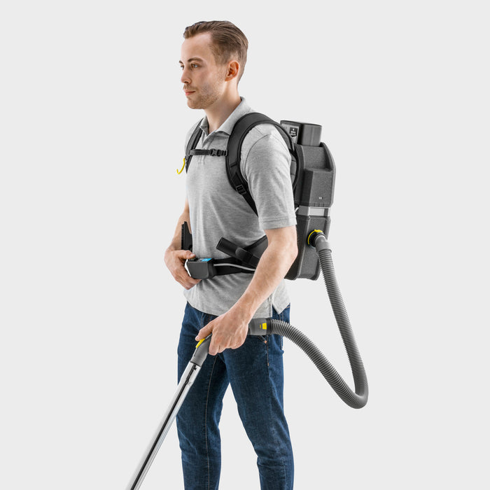 Karcher BVL 5/1 Bp 36V Battery Powered Backpack Vacuum with Battery & Chargers (9.505-339.0)