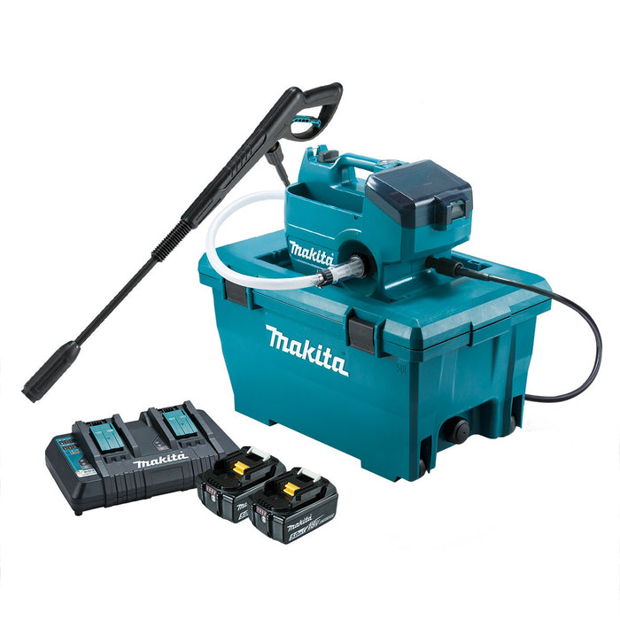 Makita DHW080PT2 36V (18v x 2) 5.0Ah Li-ion Cordless Brushless Pressure Washer Combo Kit