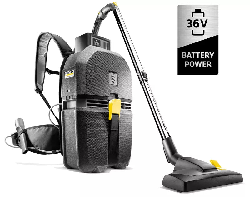 Karcher BVL 5/1 Bp 36V Battery Powered Backpack Vacuum with Battery & Chargers (9.505-339.0)