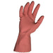 Bastion Rubber Gloves Pink Silverlined Honeycomb Grip Reusable - Large / PPE