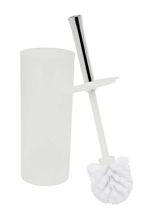 EDCO Genie Toilet Tidy Set Canister & brush set - White each 10207