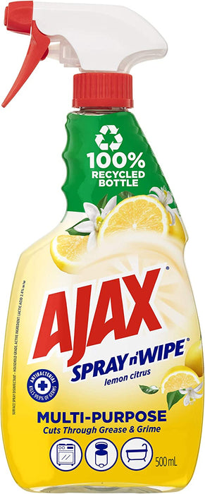 AJAX Multi Purpose Lemon Citrus Spray N Wipe 500ml