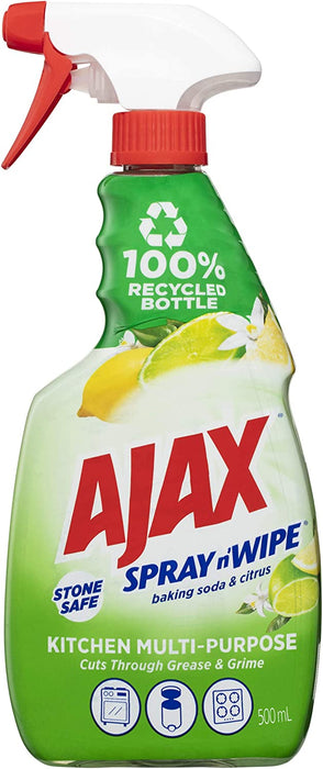 AJAX Multi Purpose Baking Soda & Citrus Spray N Wipe 500ml