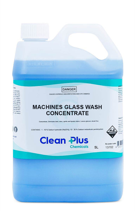 Clean Plus Machine Glass Wash Concentrate 137
