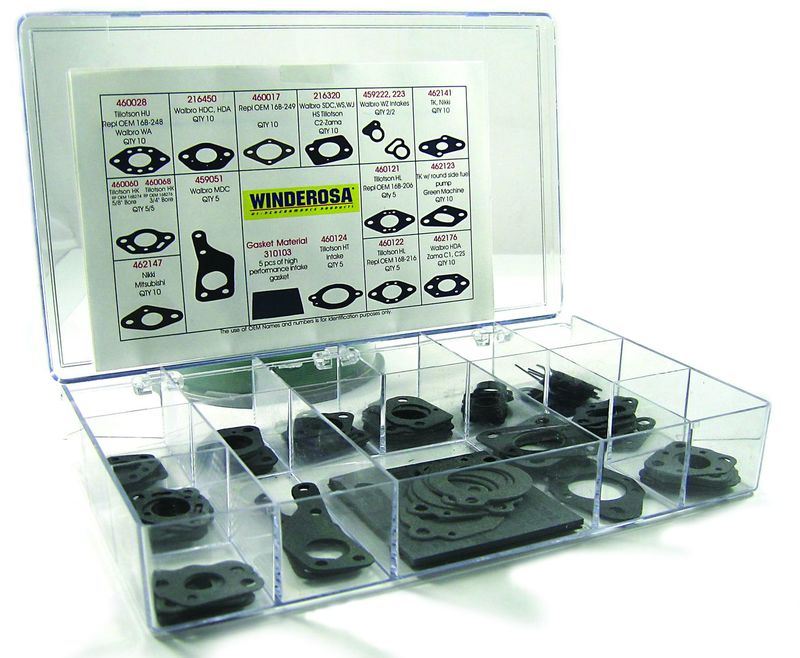 Intake Gasket Assortment suits Selected 2-stroke Engines (CAS3880)