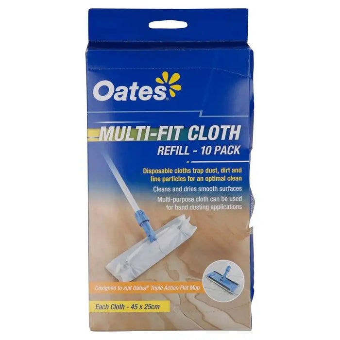 Oates White Multi-Fit Dusting Mop Refill - 10 Pack MF-003