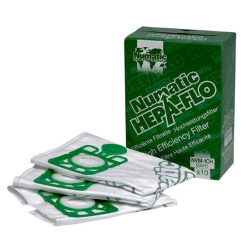 Numatic NVM1CH Disposable Hepaflo Dust Bags for Henry & Hetty - Pk10 -  Machine Mart - Machine Mart