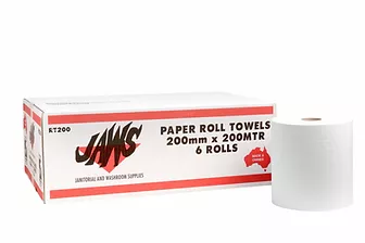 Jaws 200m Autocut Hand Towel 6 Rolls Per Case