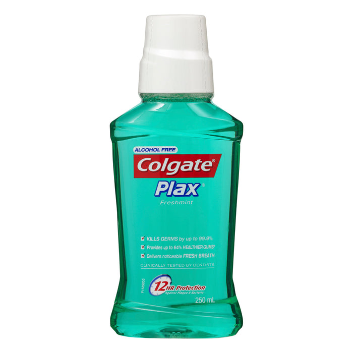 Colgate 250ml Plax mouthwash alcohol free freshmint