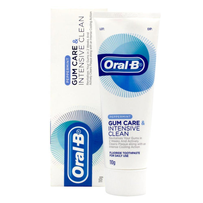 Oral-B Peppermint Gum Care & Intensive Clean Toothpaste 110g