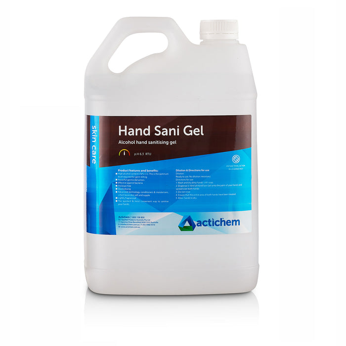 Actichem Hand Sani Gel Alcohol hand sanitiser gel 72% alcohol