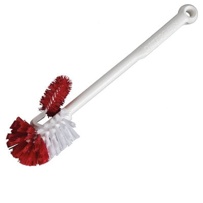 Oates Industrial Toilet Rim Brush B-12307 Red - each - Brushware Trolleys Buckets and Mops