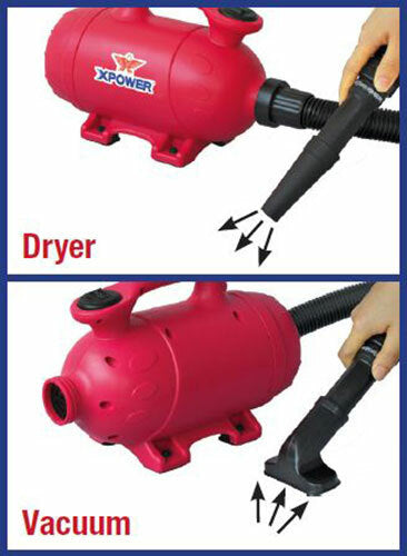 XPOWER 1000 Watt Professional-at-home Pet Dryer & Vacuum (B-2)