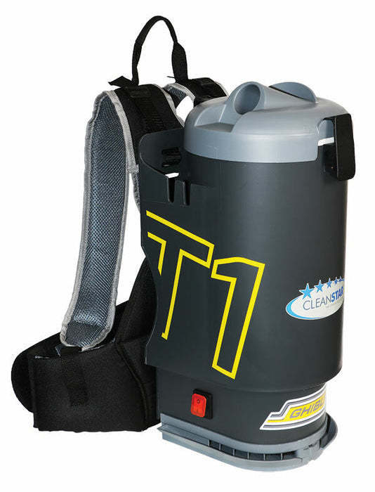 Ghibli T1V3 With Grey Lid 1450w Commercial Backpack H14 HEPA Filtration Lightweight