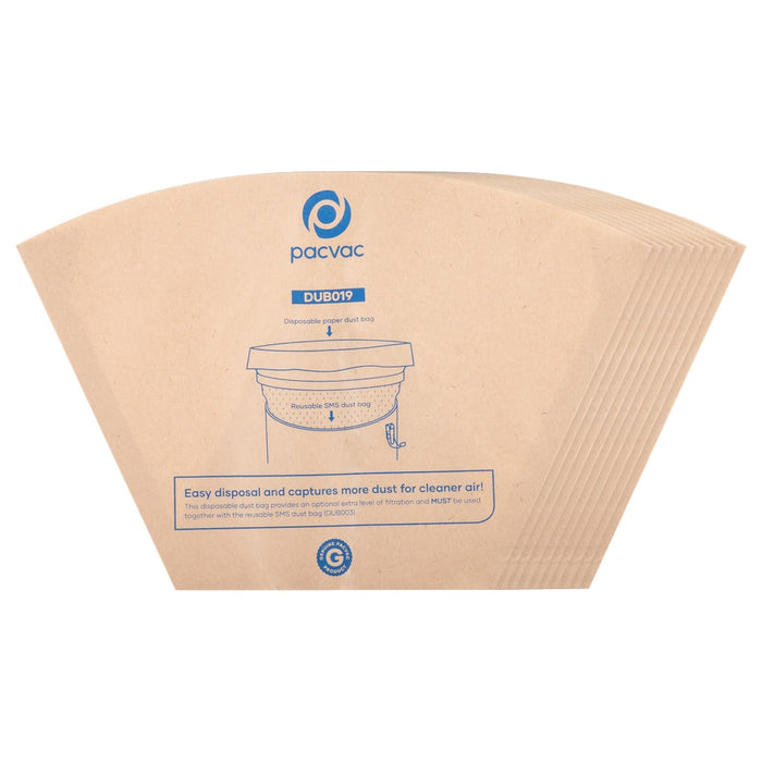 Genuine Pacvac Hypercone Paper Bag DUB019
