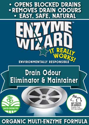 Enzyme Wizard Drain Odour Eliminator & Maintainer