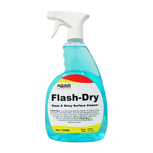 AGAR Flash Dry Glass & Shiny Surface Cleaner 5L (FLD5) 20L (FLD20)