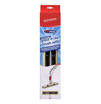 Britex Grout & Tile Brush Refill DIY cleaning system - Individual / Grey - Carpet Cleaning Parts and other accessories