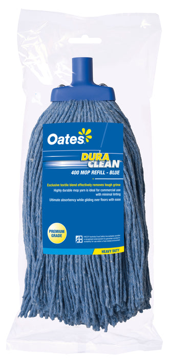 Oates® 165714 DuraClean® Premium Textile Mop Head / Refill 400gm (MH-DC-01)