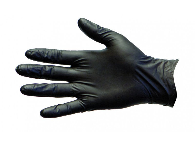 BlackNite - Nitrile Black Powder Free Disposable Gloves